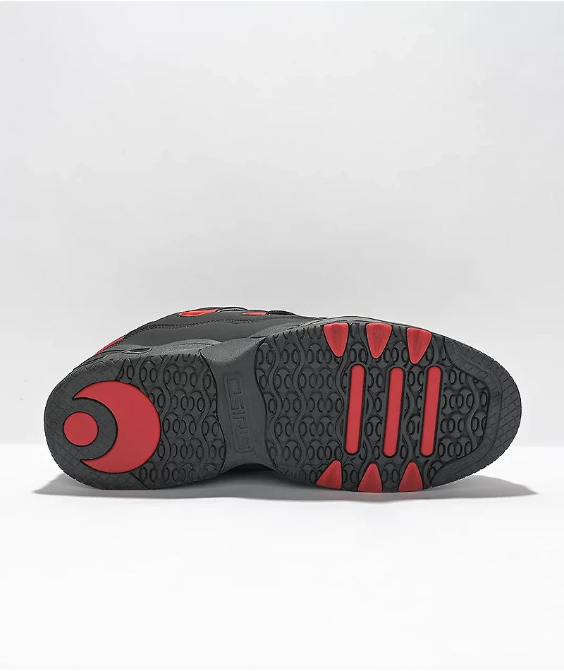 Osiris D3 O.G. Black, Grey & Red Skate Shoes