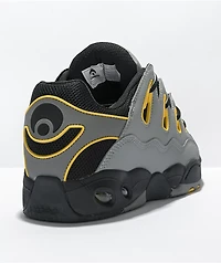 Osiris D3 O.G. Grey, Yellow & Black Skate Shoes