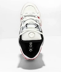 Osiris D3 OG White, Red & Black Skate Shoes