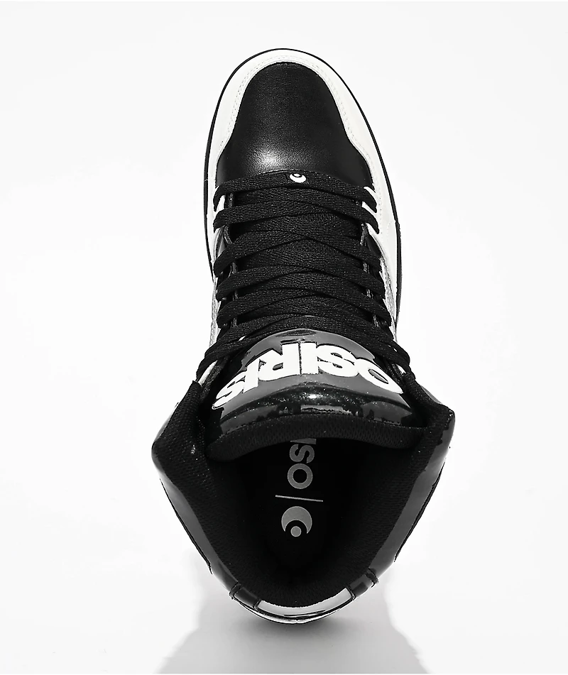 Osiris NYC 83 Black & White Skate Shoes