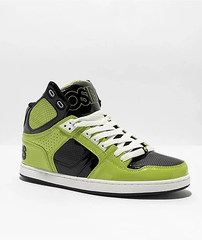 Osiris NYC 83 CLK Lime, Black & White Skate Shoes