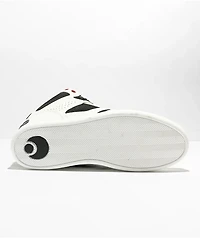 Osiris NYC 83 CLK White, Black & Red High Top Skate Shoes