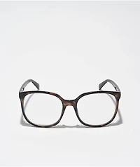 Oversize Square Tortoise Blue Light Glasses