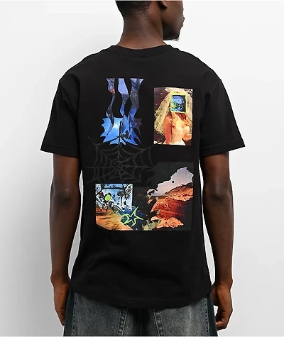 POETICCOLLECTIVE Bride Collage Black T-Shirt