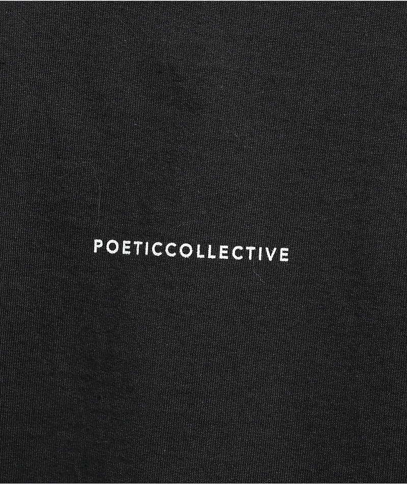 POETICCOLLECTIVE Crayon Black T-Shirt