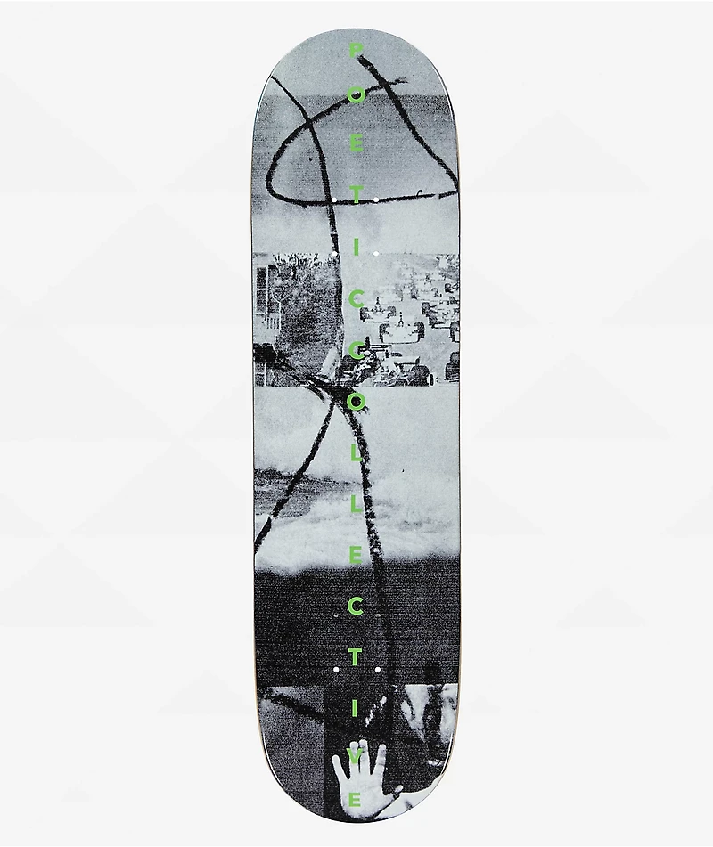POETICCOLLECTIVE Formula One Scan 8.25" Skateboard Deck