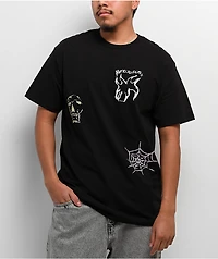 POETICCOLLECTIVE Three Prints Black T-Shirt