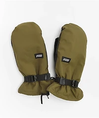 POW Tallac Olive Green Snowboard Mittens