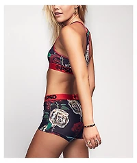 PSD 100 Roses Mix Boyshort Underwear