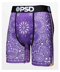 PSD Baller Bandana Purple Boxer Briefs