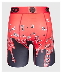 PSD Bandana Melt Red Boxer Briefs