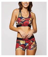 PSD Bitcoin Roses Sports Bra
