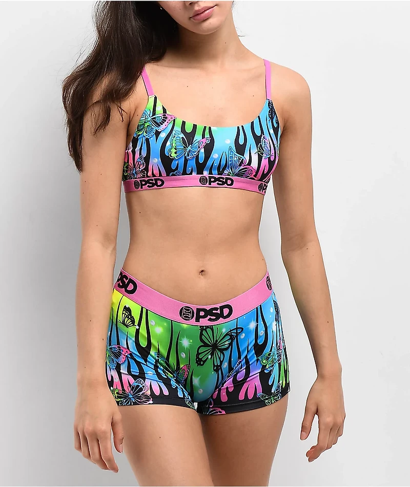 PSD Butterfly Flames Boyshort Underwear