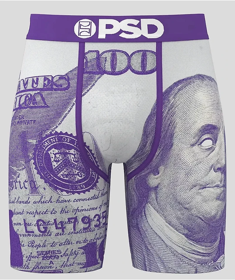 PSD C-Note Purple Boxer Briefs
