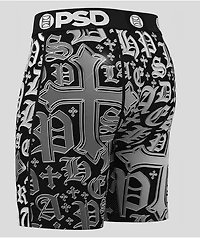 PSD Chrome Letters Black Boxer Briefs