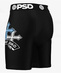 PSD Cool Hearts Black Boxer Briefs