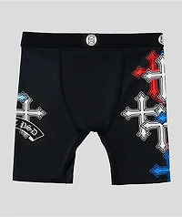 PSD Cool Hearts Black Boxer Briefs