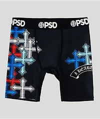 PSD Cool Hearts Black Boxer Briefs