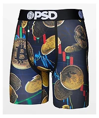PSD Crypto Moves Black Boxer Briefs