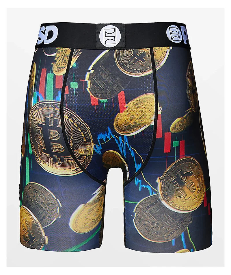 PSD Crypto Moves Black Boxer Briefs