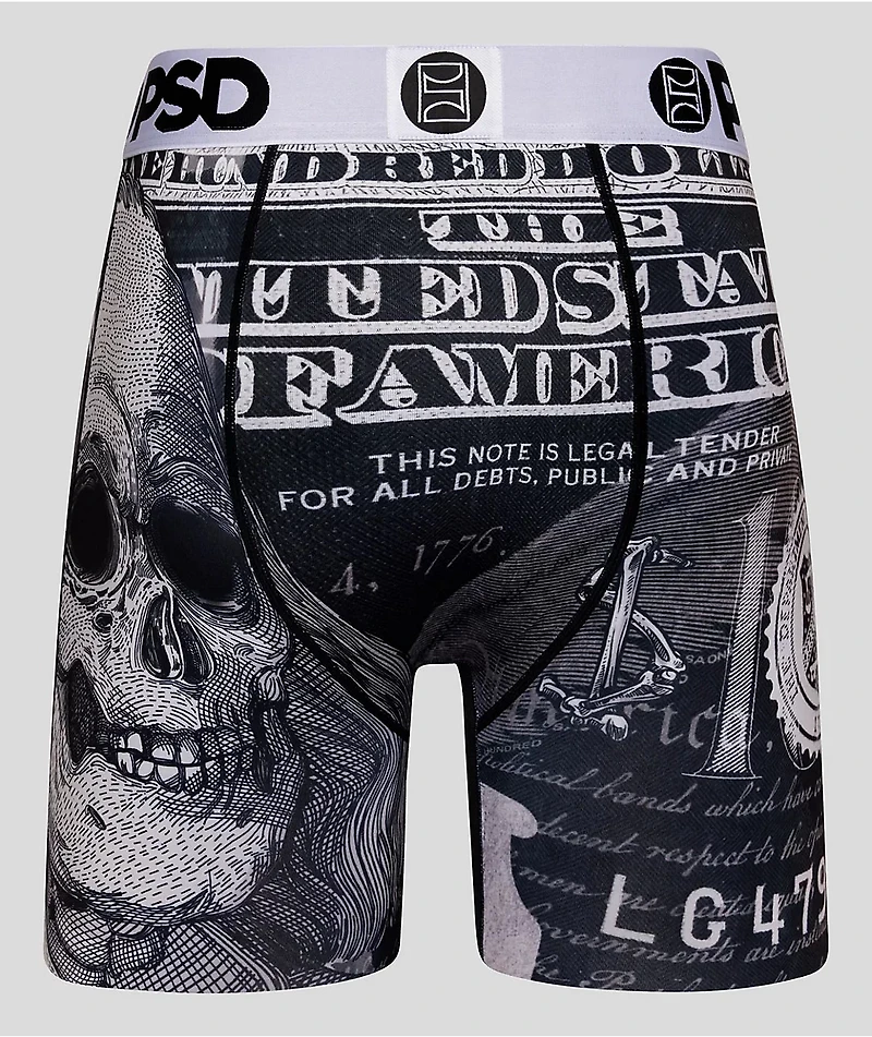 PSD Dead Prezidents Black Boxer Briefs