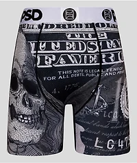 PSD Dead Prezidents Black Boxer Briefs
