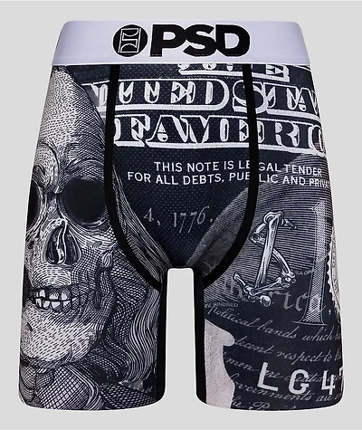 PSD Dead Prezidents Black Boxer Briefs