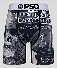 PSD Dead Prezidents Black Boxer Briefs