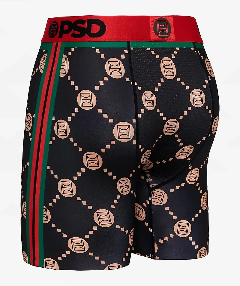 PSD Emblem Luxe Black Boxer Briefs