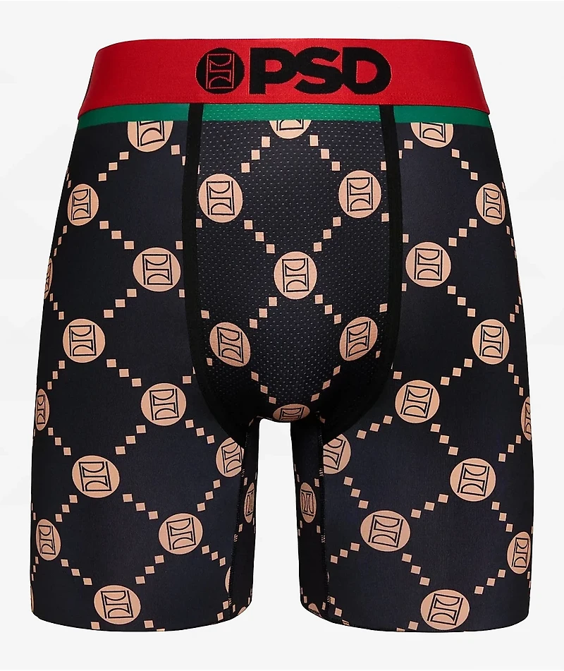 PSD Emblem Luxe Black Boxer Briefs
