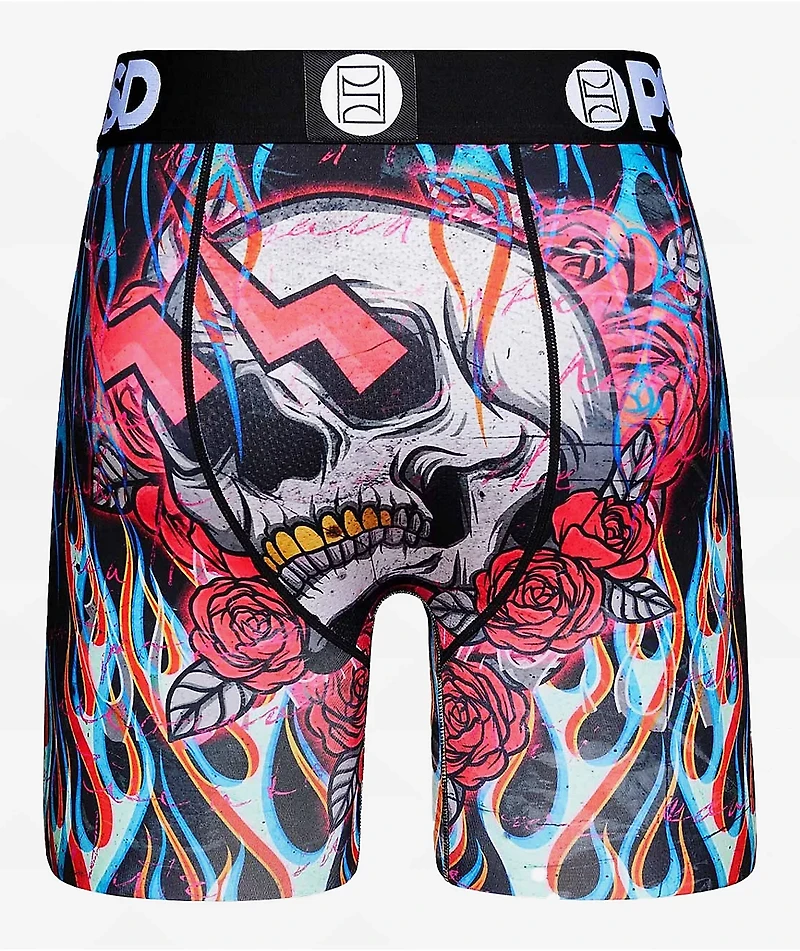 PSD Flames N Bones Boxer Briefs