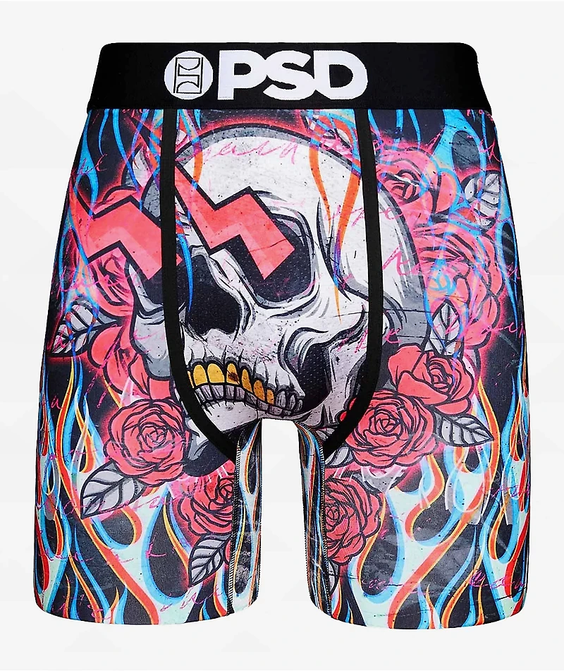 PSD Flames N Bones Boxer Briefs