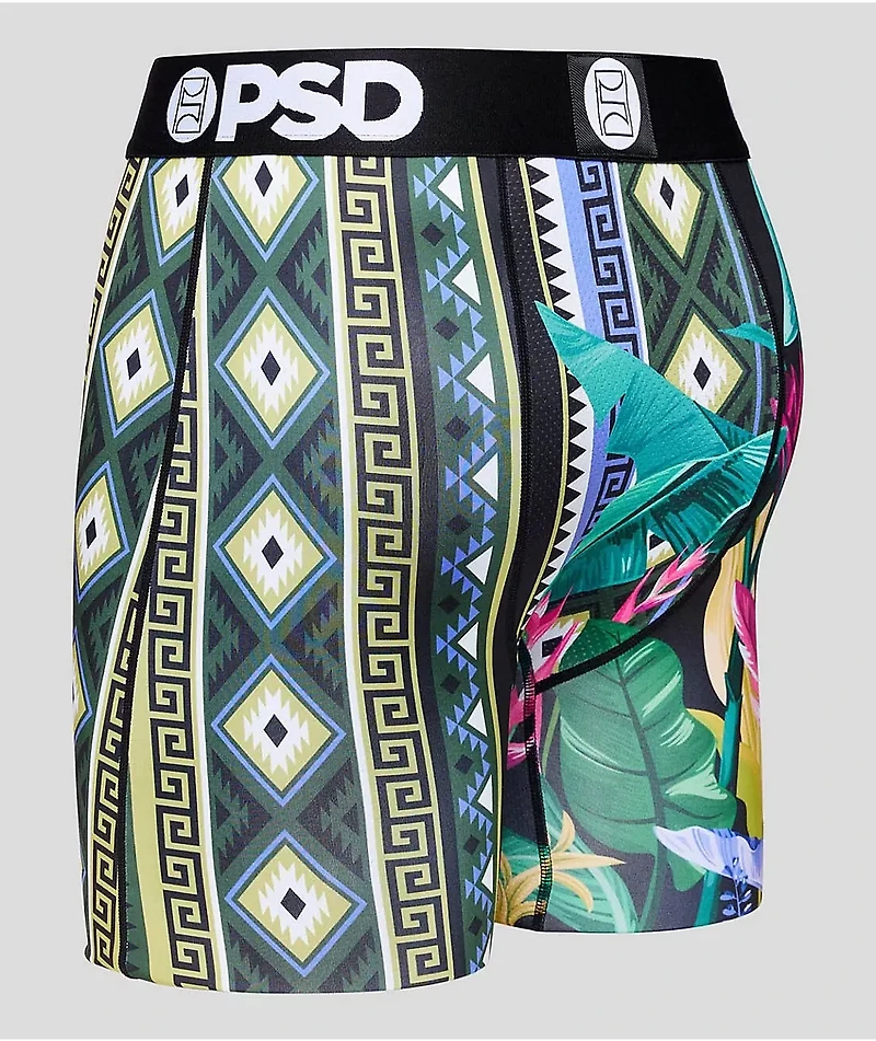 PSD Grand Tropics Black, Green & Purple Boxer Briefs