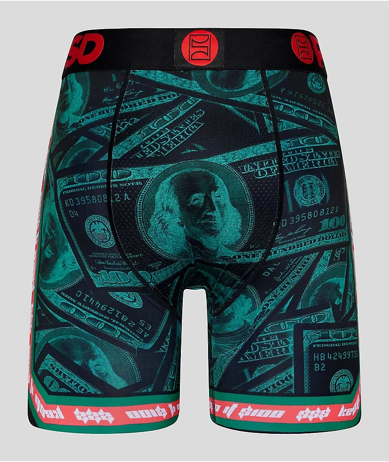 PSD Green Money Sport Boxer Briefs