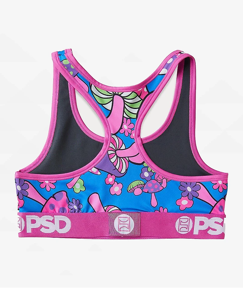 PSD Groovy Shroom Pink Sports Bra