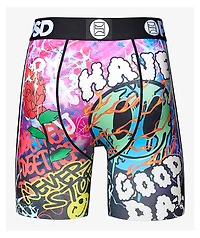 PSD Have A Good Day Black Boxer Briefs