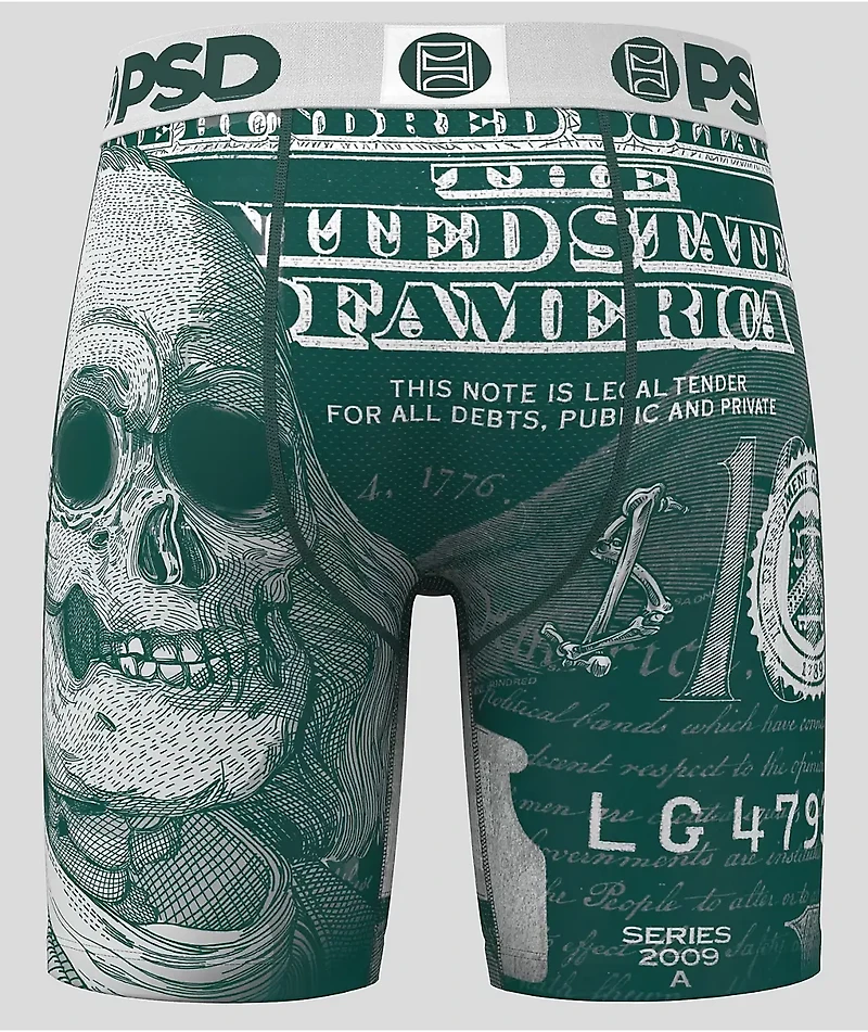 PSD Hunna Bones Oxi Green Boxer Briefs