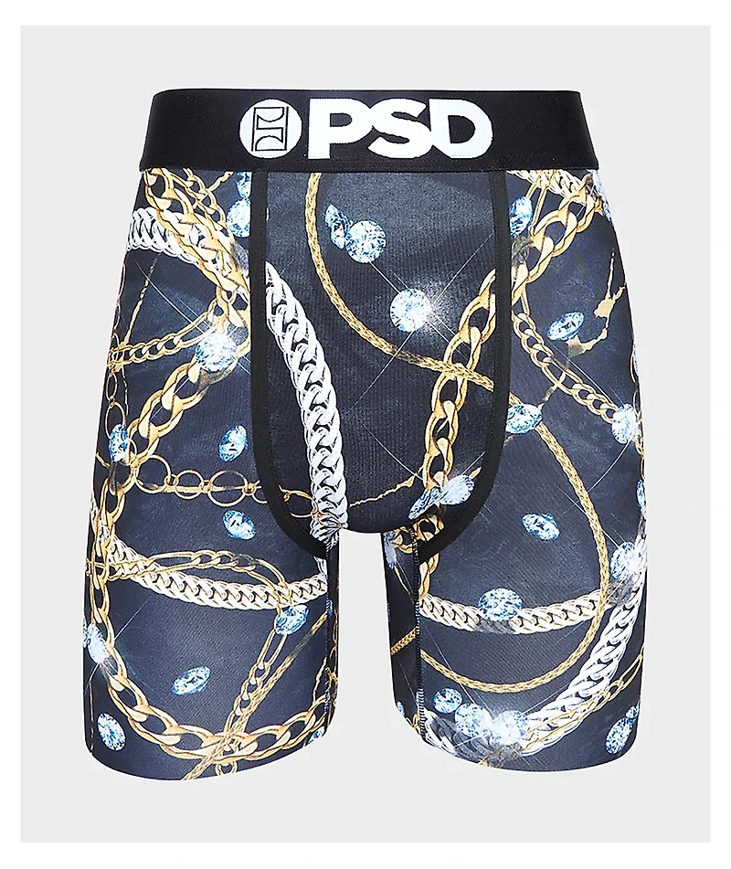 PSD Ice & Chain Black Boxer Briefs
