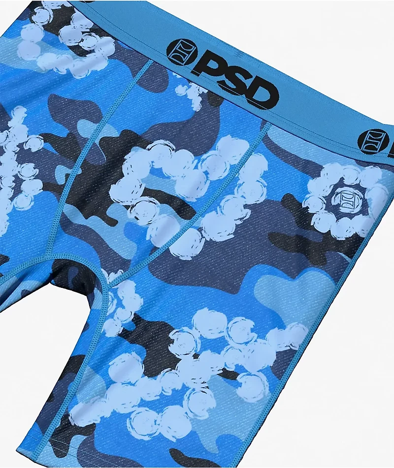 PSD Kids Cloud Ops Blue Boxer Briefs