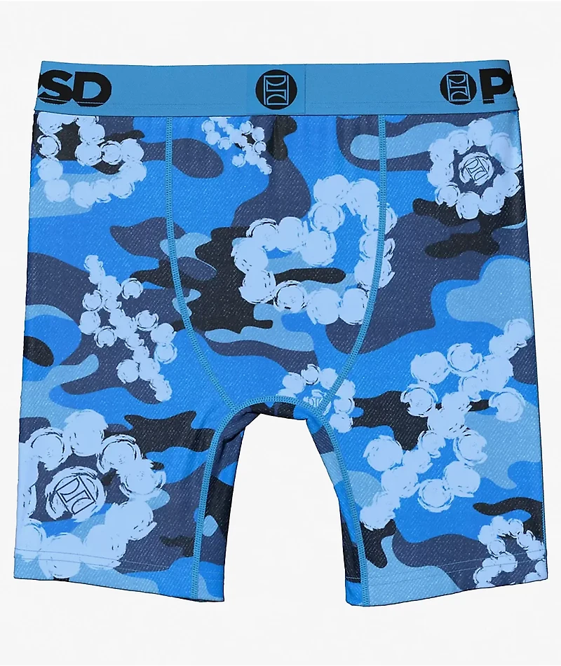 PSD Kids Cloud Ops Blue Boxer Briefs