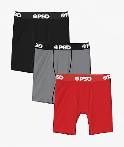 PSD Kids Core 3 Pack Boxer Briefs