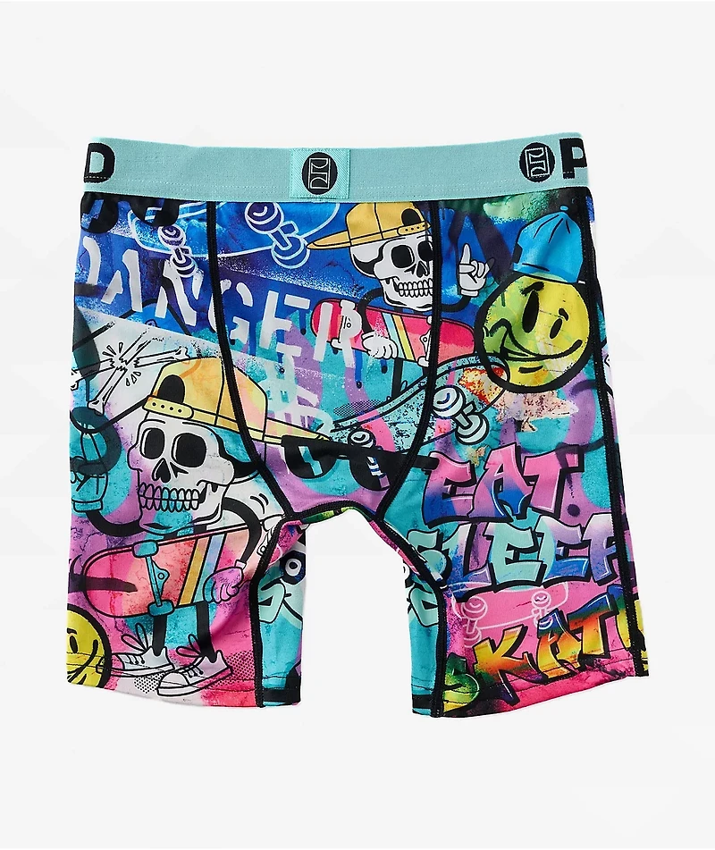 PSD Kids Eat Sleep Skate Boxer Briefs