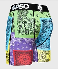 PSD Neon Patchwork Boxer Briefs