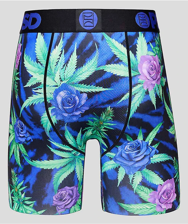 PSD Paradise Sky Black Boxer Briefs