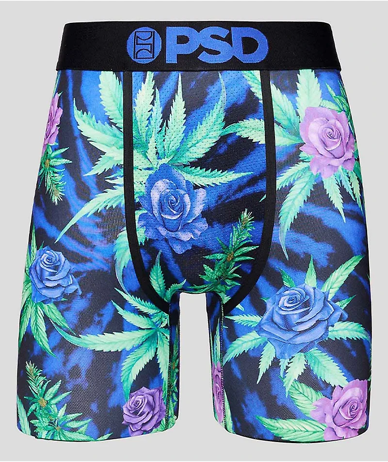 PSD Paradise Sky Black Boxer Briefs