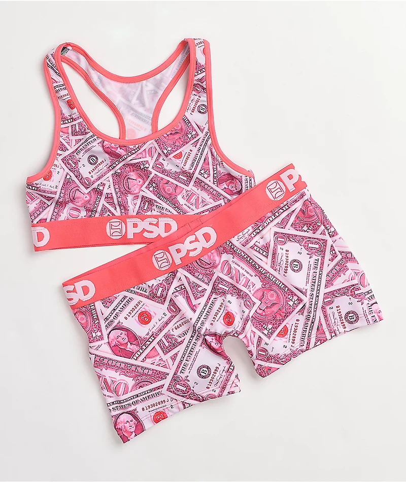 PSD Pink Dollars Boyshort Underwear