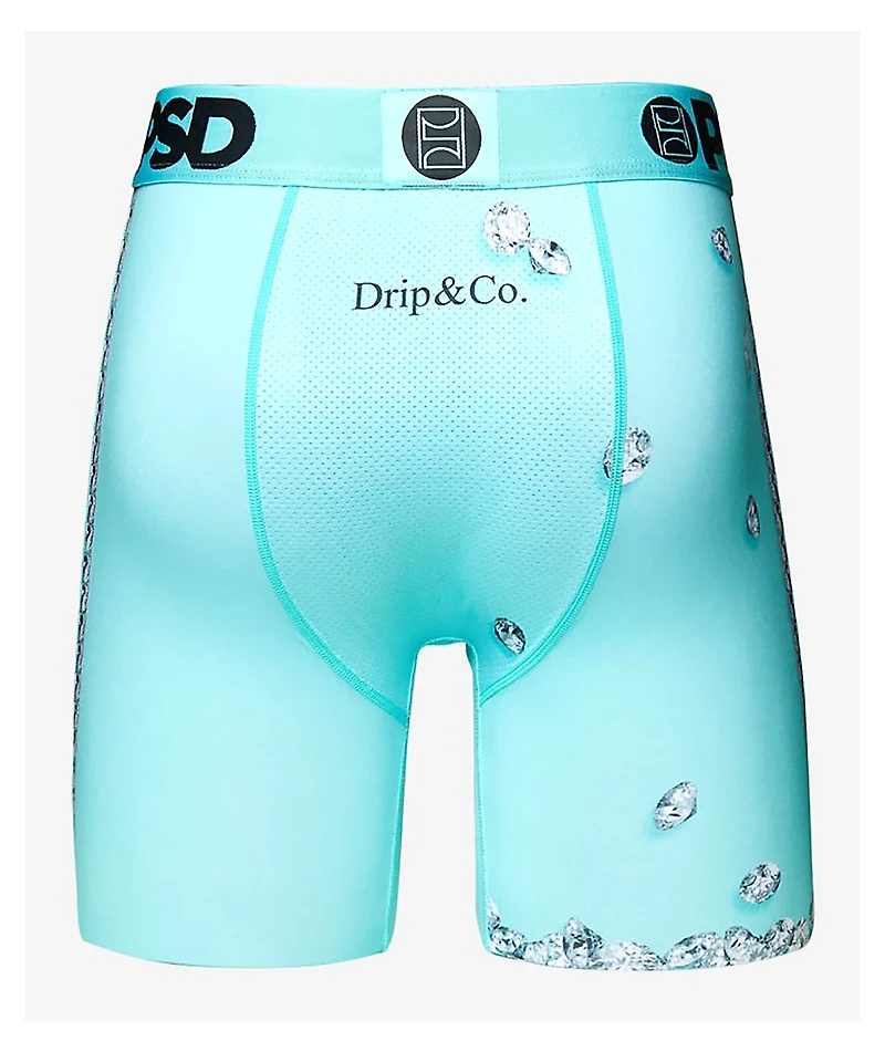 PSD Pizza Drip Co Teal Boxer Briefs