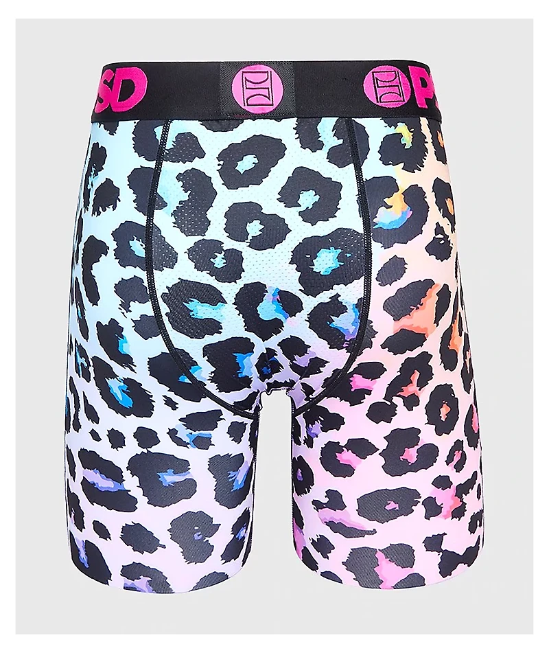 PSD Prism Cheetah Pink & Blue Boxer Briefs