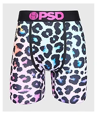 PSD Prism Cheetah Pink & Blue Boxer Briefs