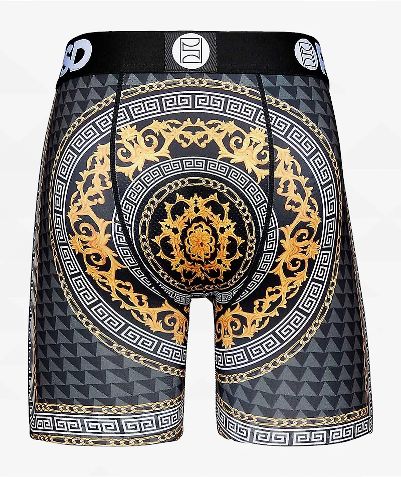 PSD Rich Leopard Black Boxer Briefs